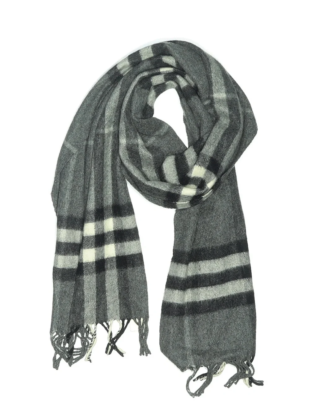 Burberry check cashmere scarf